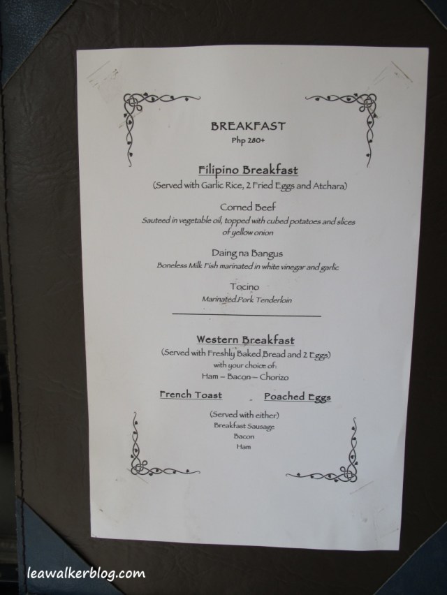 Menu.