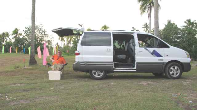 John said, life is hard,   lol Some people likes to be on the beach. While he wants to be on top, overlooking the beach. 