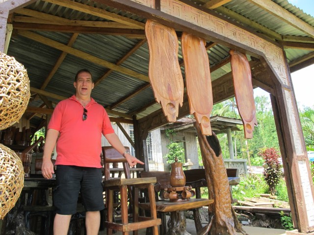 We stopped in Agusan Del Sur to check the wood works being sold along the highway. :)