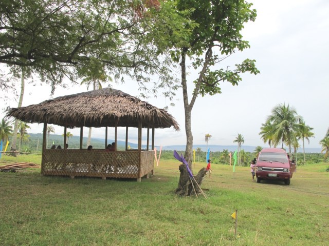 I took this photo earlier in April when my family visited our newest project. :) 