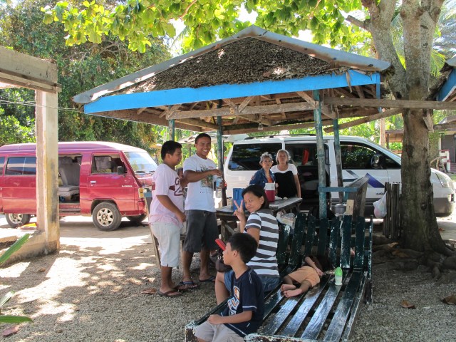 The daytime cottage at Alorro Beach Resort. 