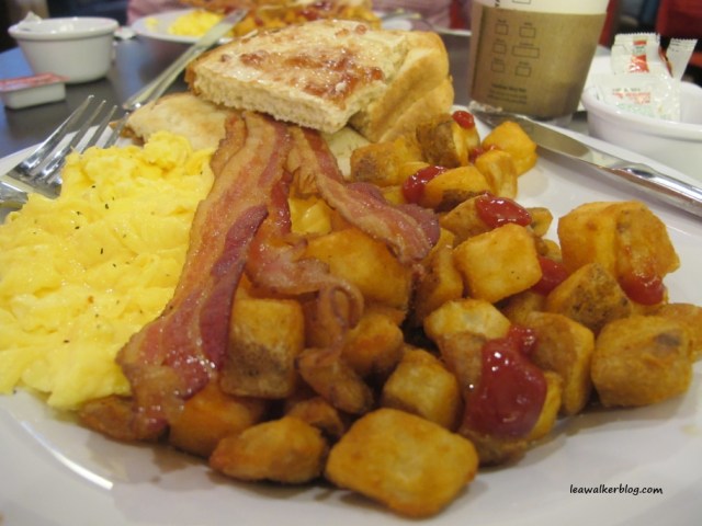 My breakfast at Marriott Hotel.