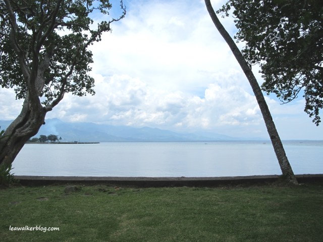 The view of the mountains and the sea. At Lanikai Beach Resort, Madaum, Tagum City. 