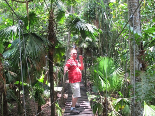 At the canopy walk :)