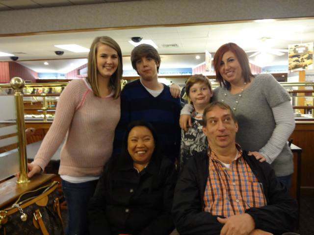 With the nephews and nieces in Florence, Alabama. 