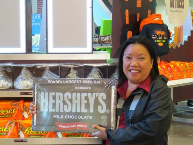 At the Hershey Factory in Hershey, Pensylvannia. 